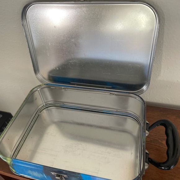 Vtg Hawaiian Girls Two Sided Vertical Tin Lunch Box Accoutrement Hula Hawaii - Picture 10 of 16